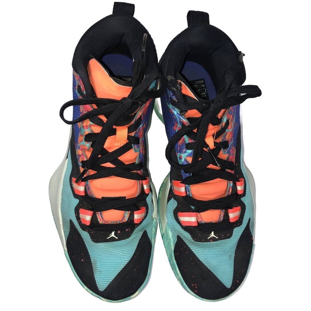 AIR JORDAN- ZION 1 Planet Z 'Fruity Pebbles' Men's Size 8 #DA3130-800 w/wear